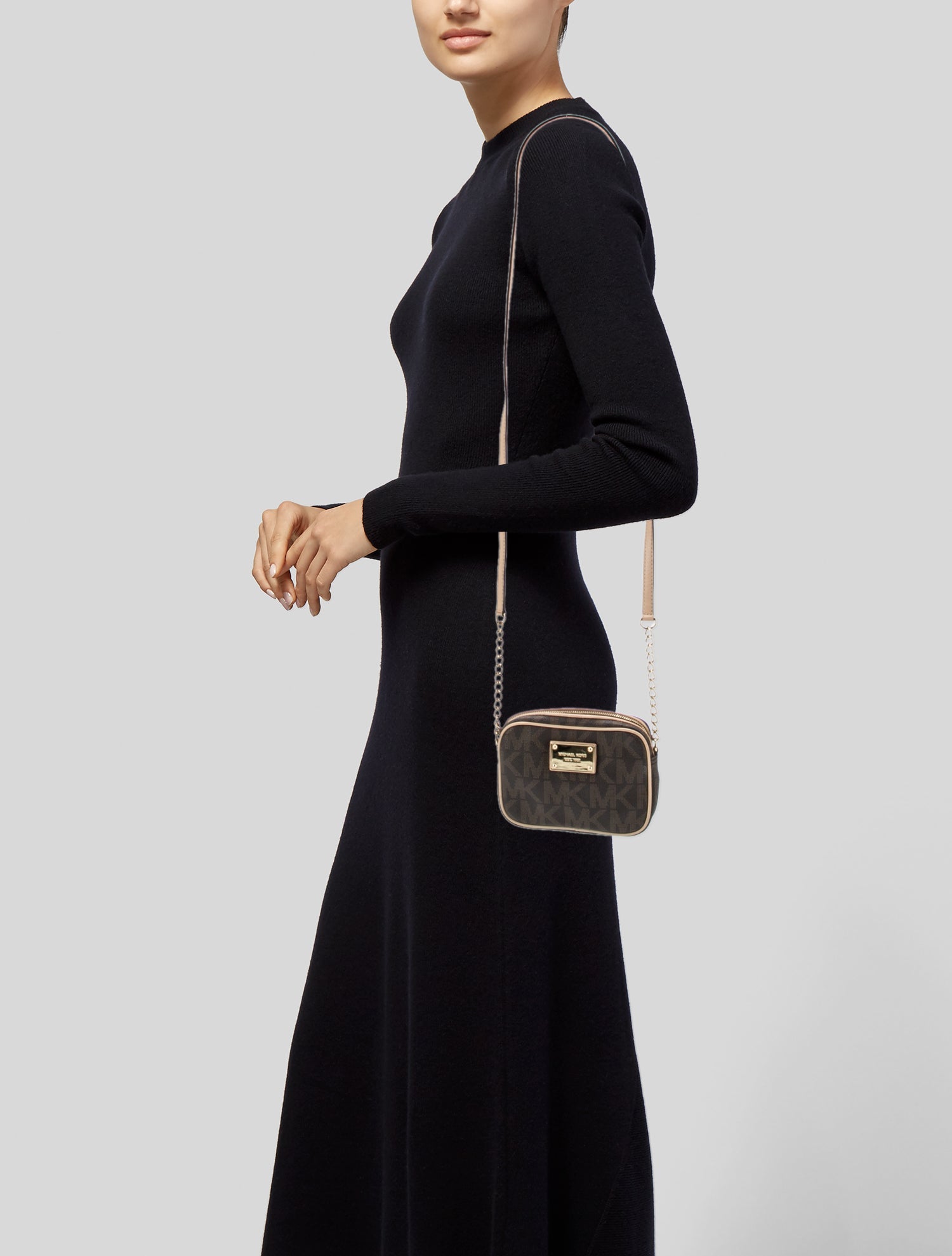 Michael Kors Monogram Crossbody Bag